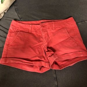 red American Eagle shorts